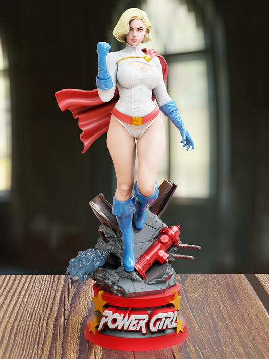 Power Girl NSFW - DC Comics STL File for 3D Printing