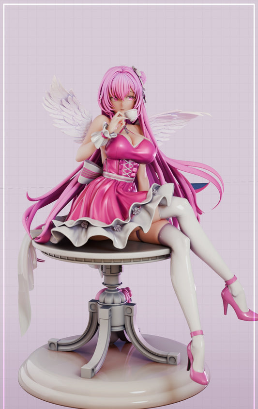 Dorothy (Pink Angelic Tea Party) 1/7 Scale 3D Print Model - Pre-Supported & Unsupported STL/LYS