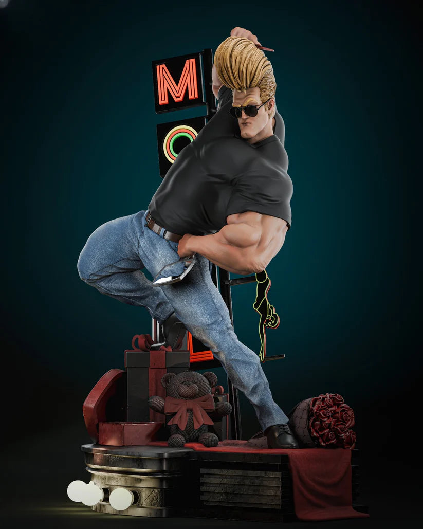 Johnny Bravo STL Model: The Iconic Cartoon Hero in 3D Printing