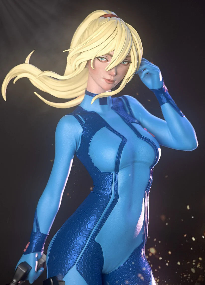 NSFW Metroid Samus Aran 1/6 Scale STL - Collectible