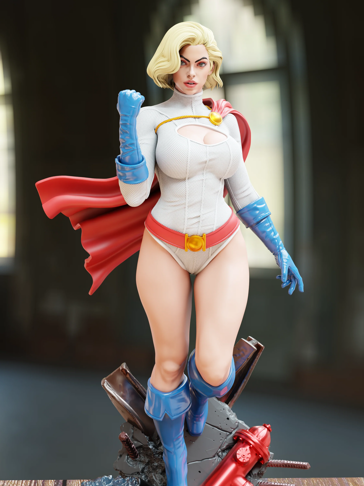 Power Girl NSFW - DC Comics STL File for 3D Printing