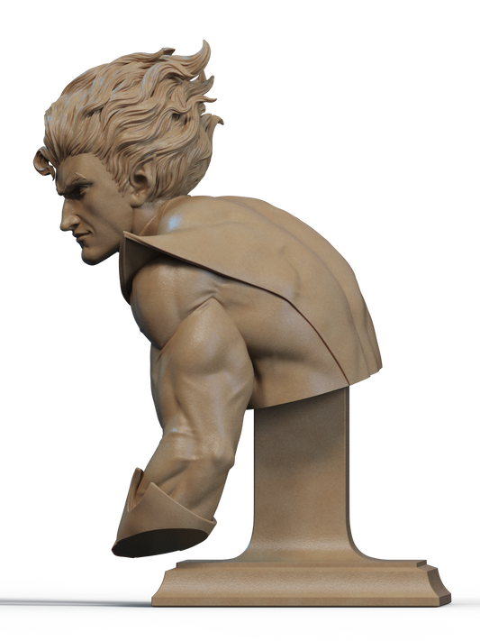 Nightcrawler Bust 3D Print File: Iconic X-Men 1/6 & 1/9 Scale STL Collectible