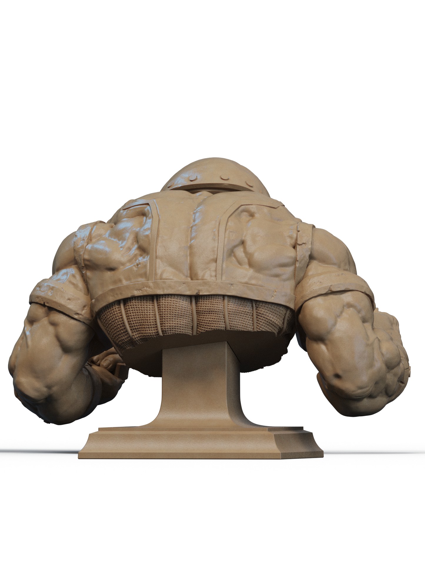 Juggernaut (Marvel) Bust 3D Print File: Unstoppable Force STL - 1:6 & 1:9 Scale Options