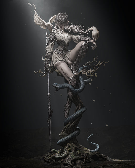 Lenora Queen – Fantasy 3D STL Statue | 1/6 Split, 1/6 Pre-Supported, 1/9 Split & 1/9 Uncut