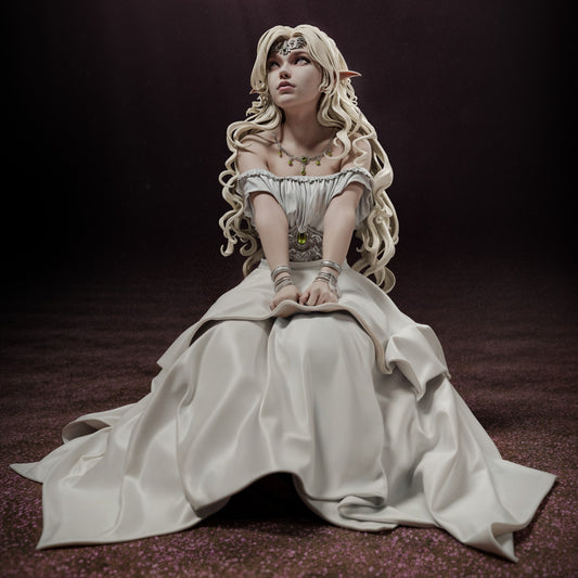 Elf Princess 3D Print File: Epic 1/6 & 1/9 Scale STL Collectible