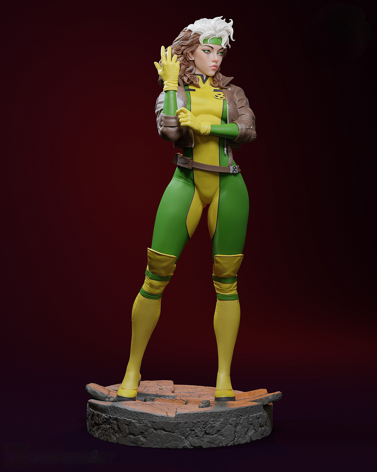 Free Rogue 3D Print File - X-Men Marvel STL