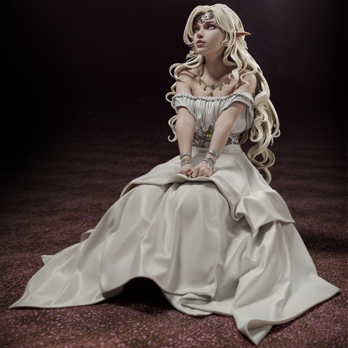 Elf Princess 3D Print File: Epic 1/6 & 1/9 Scale STL Collectible