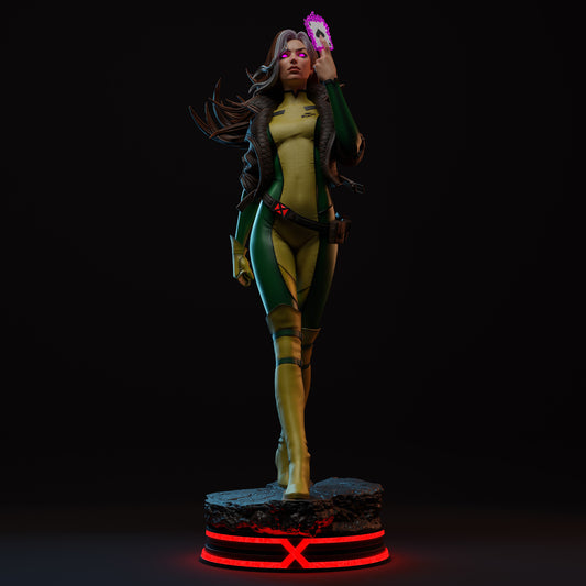 Rogue (X-Men) 3D Print File: Iconic Mutant Heroine STL - 1:4, 1:6, 1:9 Scale Options - Pre-Supported & Uncut