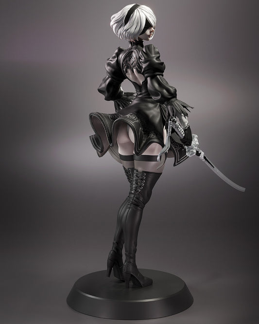 2B STL File –Nier Automata 3D print | 1:4, 1:6, 1:12 Scales + Pre-Supported & Uncut Options