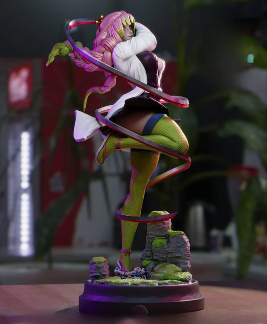 NSFW Mitsuri Kanroji STL File (Demon Slayer) | 3D Printable Anime Figure Model, Cosplay Prop & Collectible [Digital Download Only