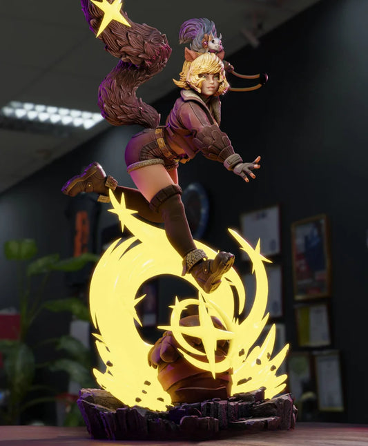 Squirrel Girl – Marvel Superhero STL 3D Print Model | Digital Download