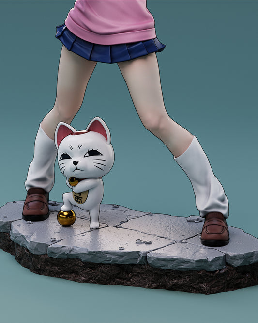 Momo Ayase 3D Printable STL | Dandadan Anime Figure | 1:6 & 1:9 Scale Resin Model