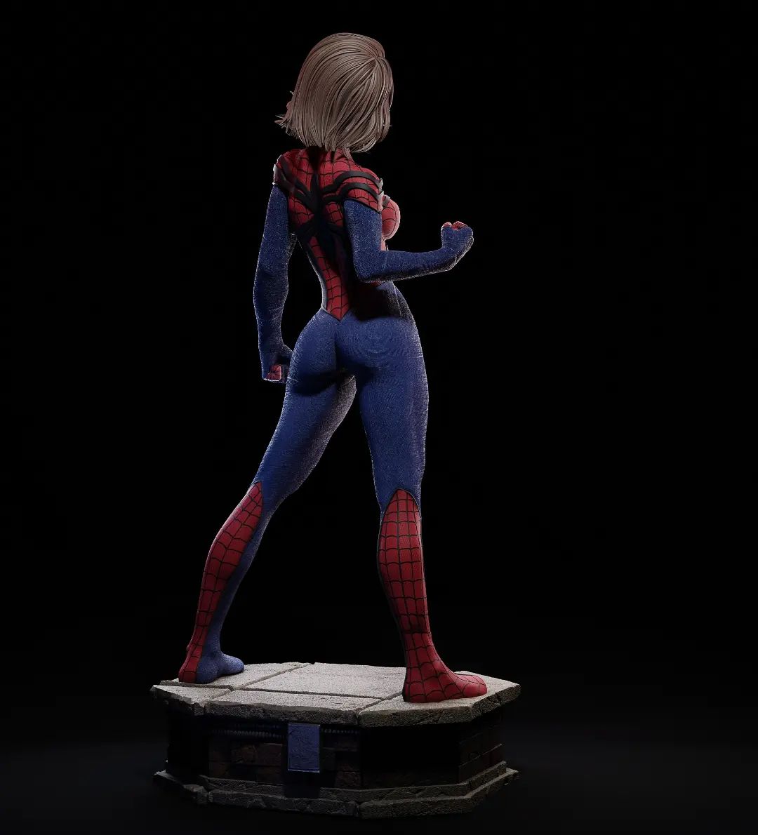 Spider-Woman (Marvel Comics) 3D Print File: Iconic Heroine STL - 1:4, 1:6, 1:9, 1:12 Scale Options - Ready-to-Print, Split, Pre-Supported & Uncut