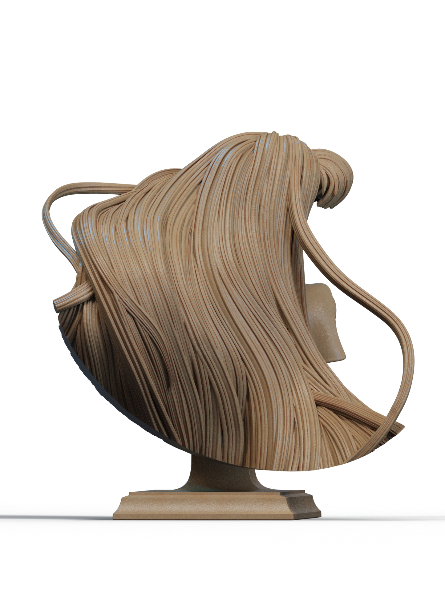 Rei Hino (Sailor Mars) Bust 3D Print File: Sailor Moon Guardian STL - 1:6 & 1:9 Scale Options