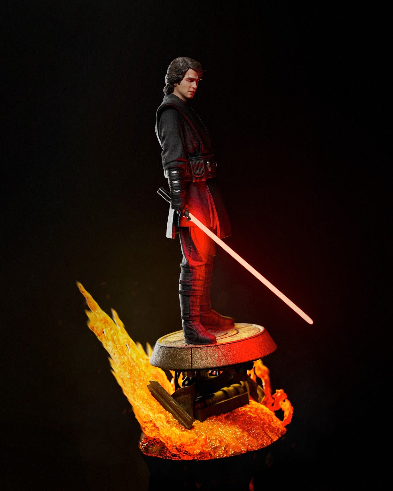 Anakin – Star Wars Inspired STL Figure | 1/6 & 1/9 Scale | Split, Pre-Supported & Uncut Versions