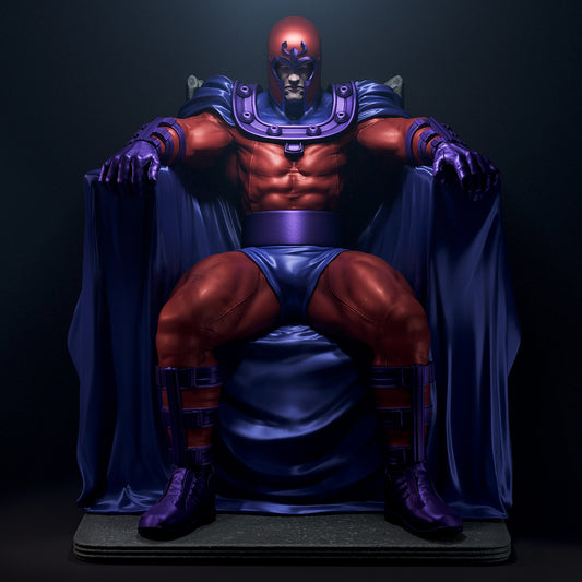 Magneto (X-Men) 3D Print File: Master of Magnetism STL - 1:4, 1:6, 1:12 Scale Options - Pre-Supported & Uncut - Formidable Digital Collectible