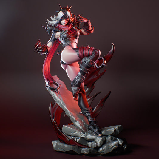 Invisible Woman - Dark Stylized Edition Malice - 3D Printable Collectible Statue