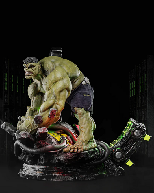 Unleash the Beast: Hulk STL Model in Full Rage 1-6 FORMAT