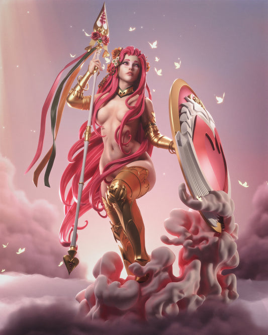 Aphrodite Goddess of Love Statue STL – Greek Mythology 3D Print Model (1/6 & 1/9 Scale)