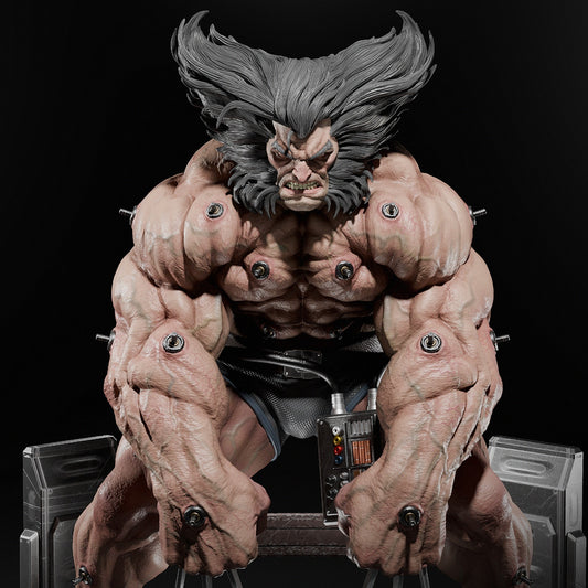 Wolverine (Weapon X) 3D Print File: Berserker Mutant STL - 1:4, 1:9, 1:12 Scale Options - Pre-Supported & Uncut - Ultimate Collectible Model