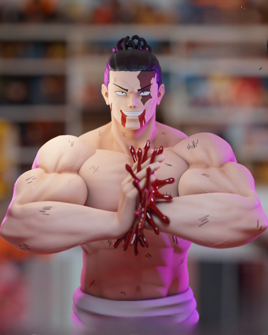 Aoi Todo (Jujutsu Kaisen) 3D Printable Statue – The Boogie Woogie Brawler | Resin-Optimized