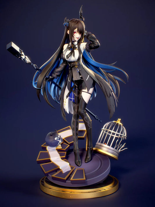 Pre-supported Nerissa Ravencroft STL - VTuber 3D Print