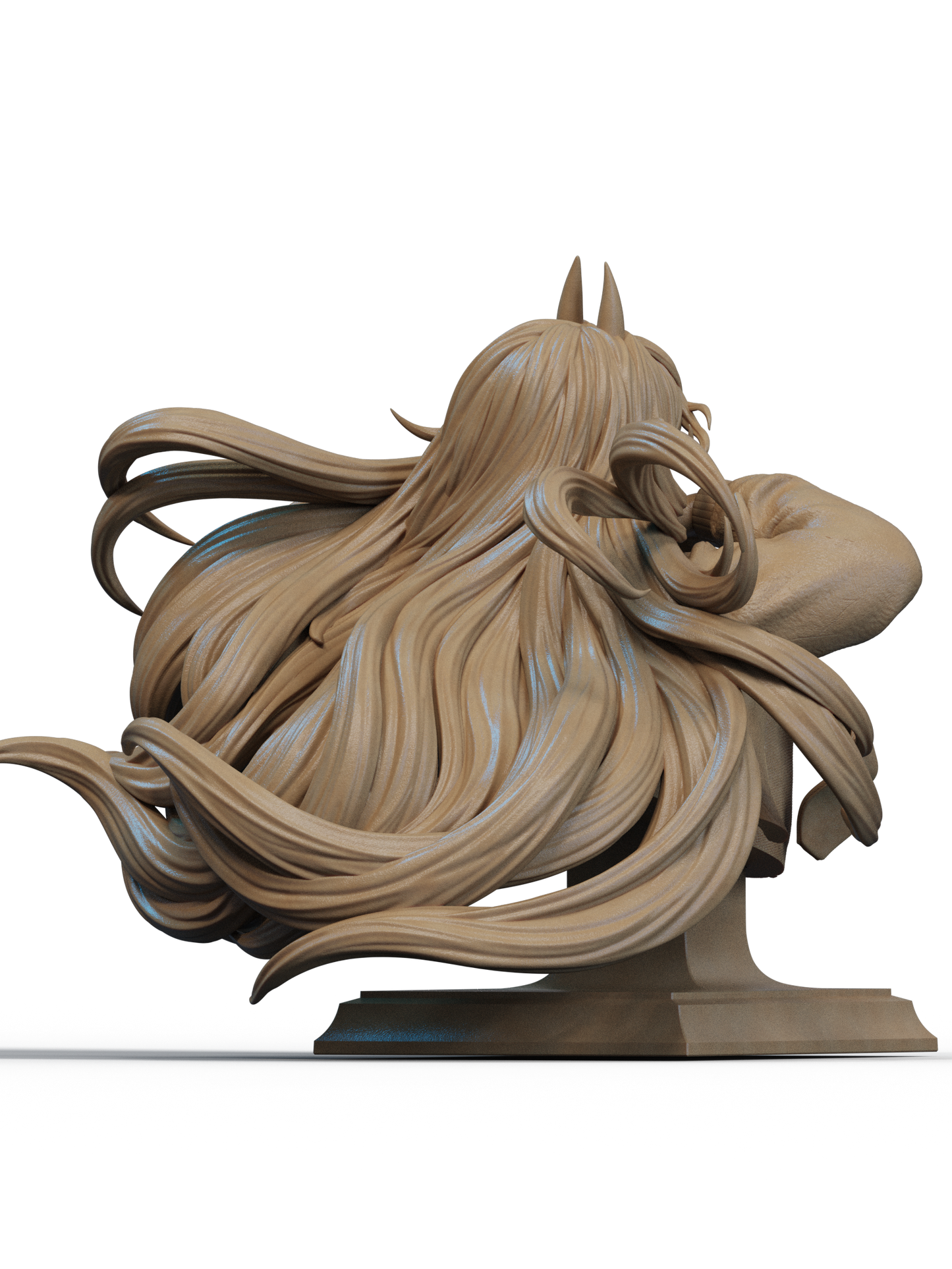 Power (Chainsaw Man) Bust 3D Print File: Fiendish 1/6 & 1/9 Scale STL Collectible