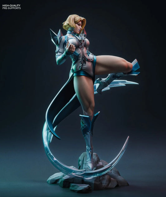 Emma Frost - Marvel Rivals Style (1/8 Scale) STL File for 3D Printing - Digital File