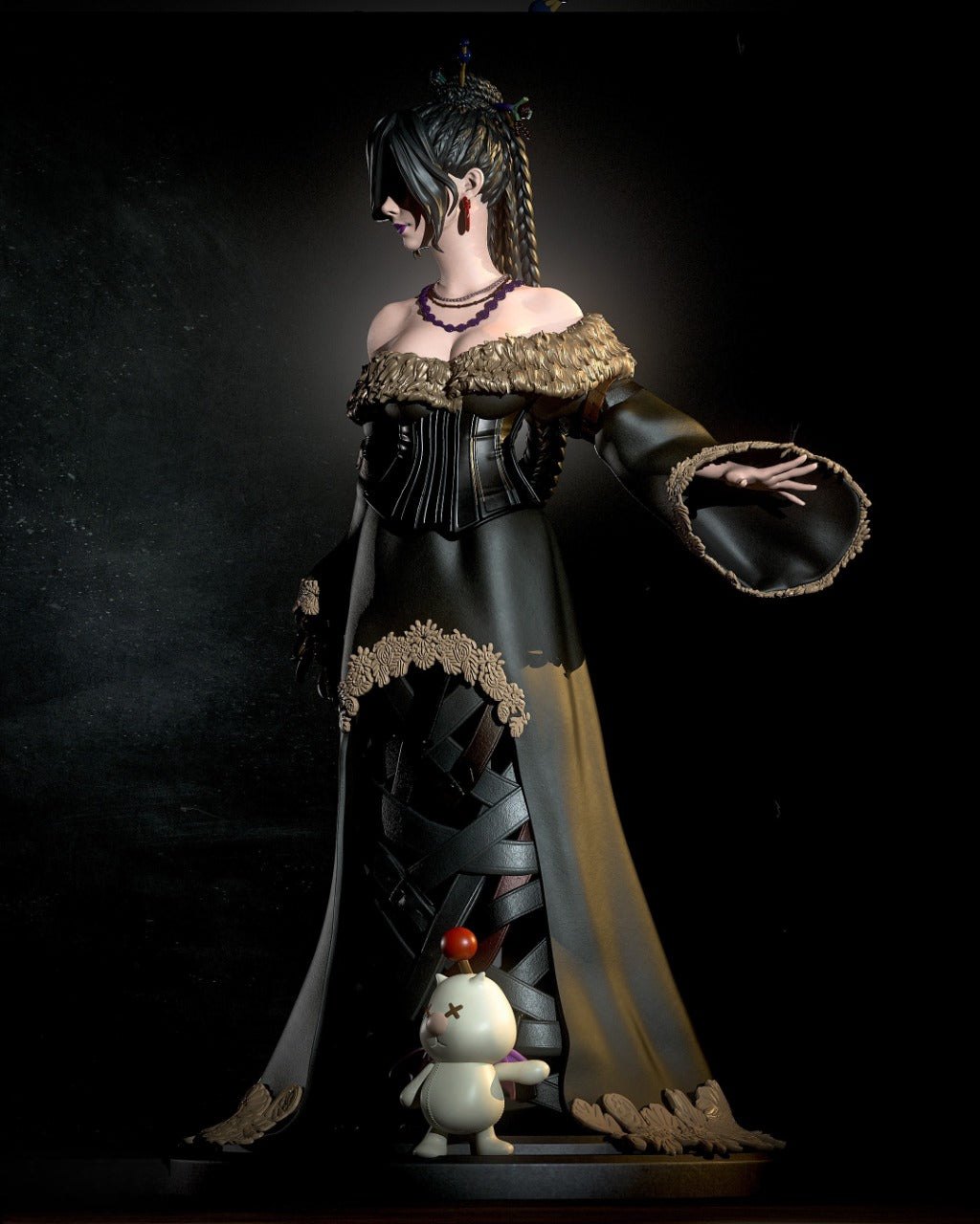 Lulu - Final Fantasy X - 1/6 Scale Collectible Figure for 3D Printing