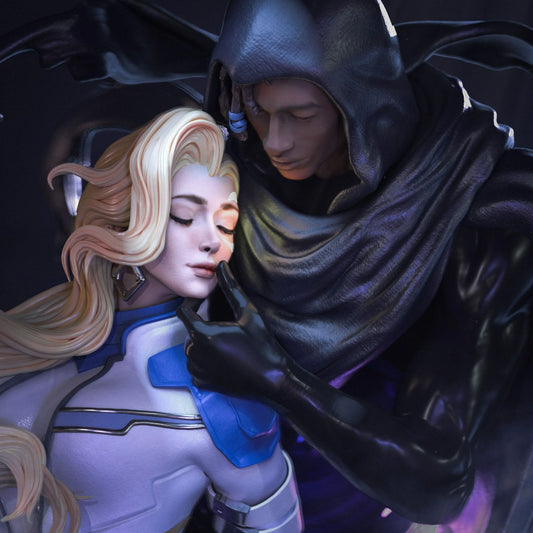 NSFW Cloak & Dagger: Pre-Supported STL Model for 1:6 Scale – Easy Print & Paint, 312mm Heroic Duo!