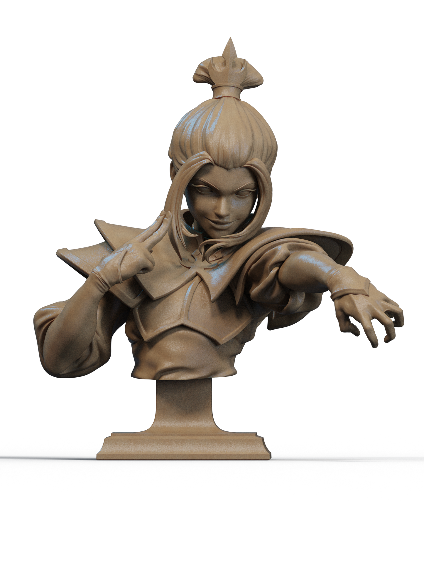 Azula (Avatar: The Last Airbender) Bust 3D Print File: Fire Nation Princess STL - 1:6 & 1:9 Scale Options