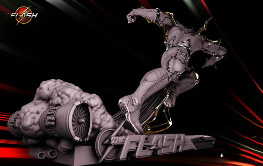 The Flash STL Model – Speed Force in Stunning Detail!