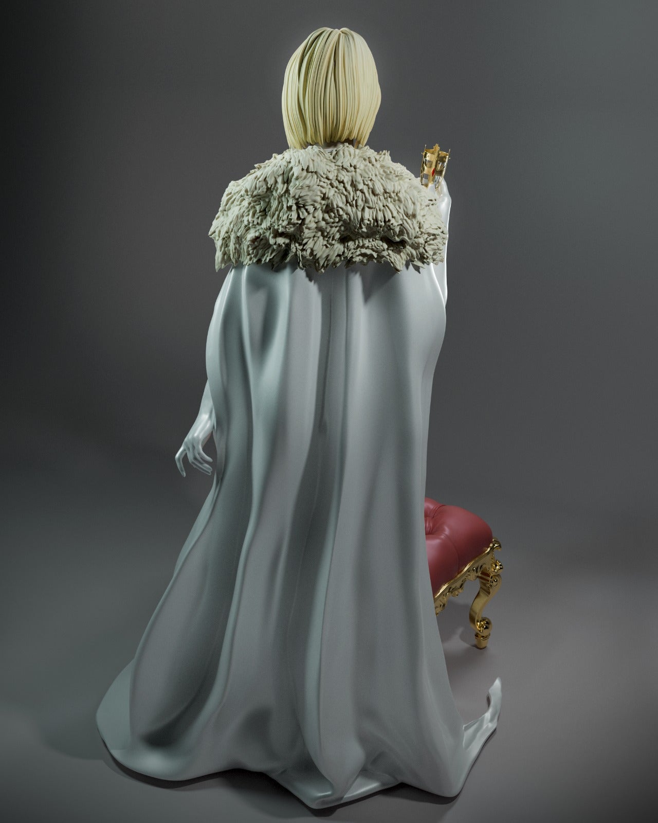 Emma Frost (X-Men) 3D Print File: The White Queen STL - 1:4, 1:6, 1:12 Scale Options - Pre-Supported & Uncut - Elegant Digital Collectible