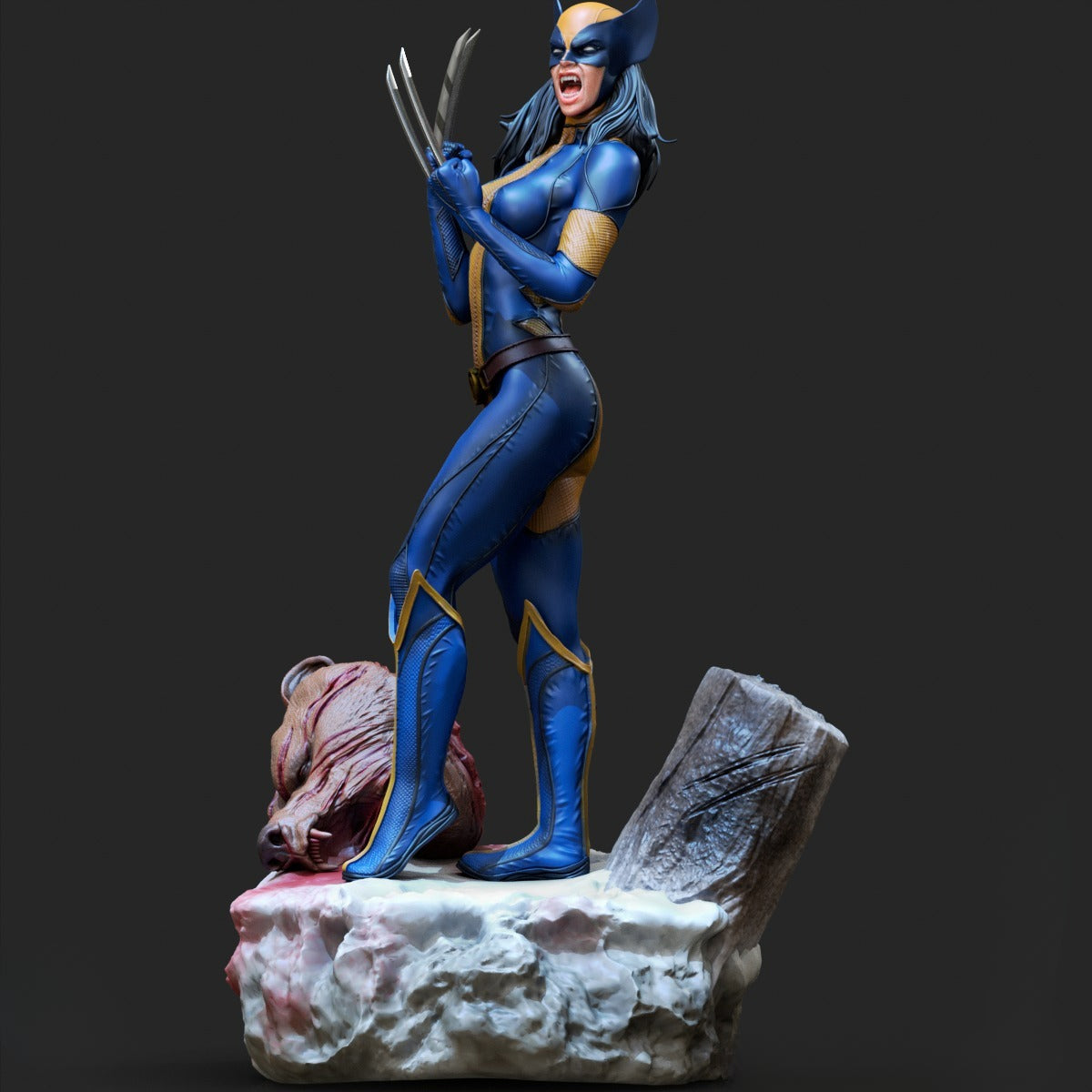 X-23 (X-Men) 3D Print File: Adamantium Claws Mutant STL - 1:6, 1:9, 1:12 Scale Options - Pre-Supported & Uncut - Fierce Digital Collectible