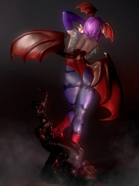 NSFW Pre-support Lilith Aensland 1:6 STL - Darkstalkers 3D Print