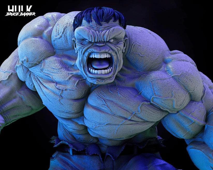 The Indestructible Hulk: 360mm STL Bust with Multiple Expressions!