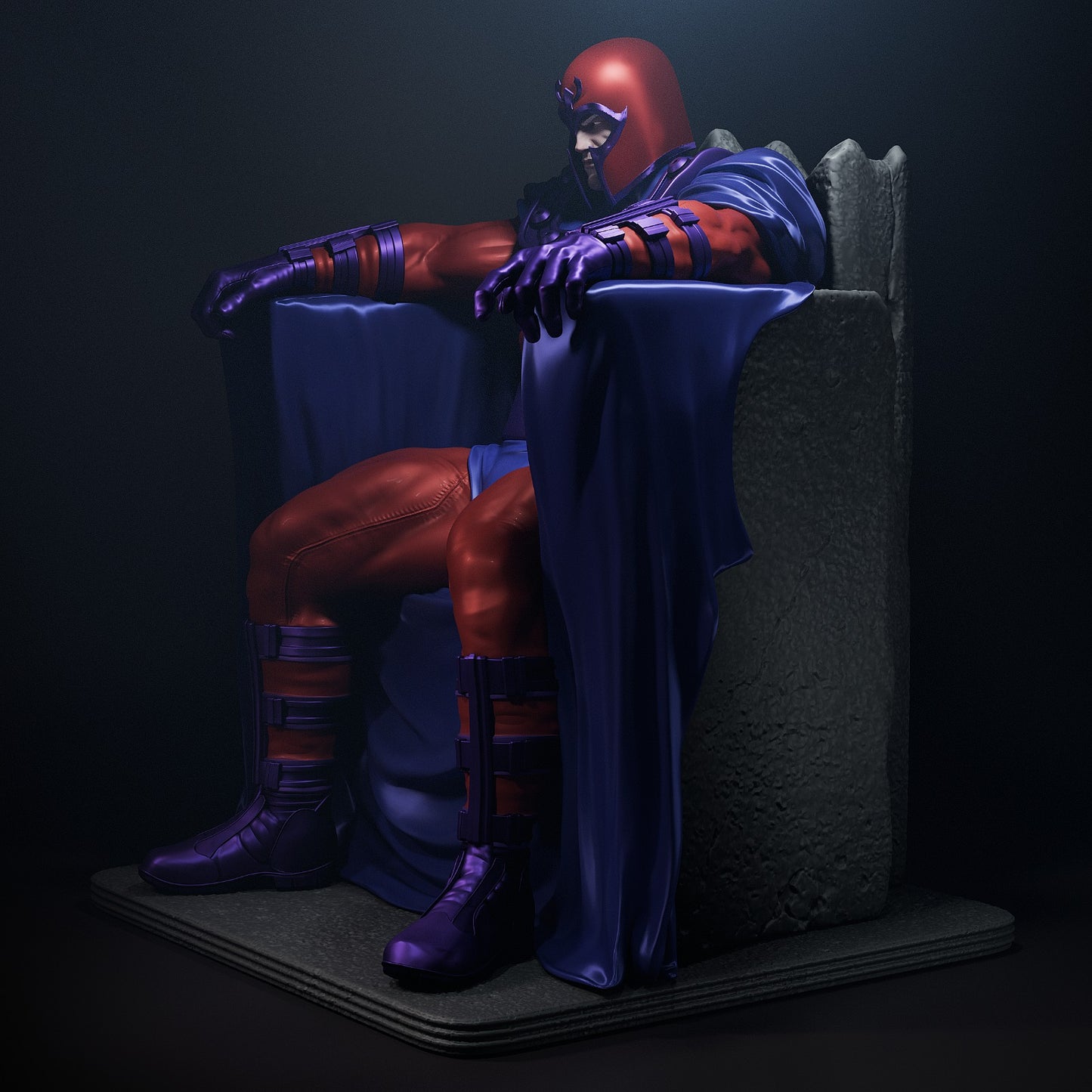 Magneto (X-Men) 3D Print File: Master of Magnetism STL - 1:4, 1:6, 1:12 Scale Options - Pre-Supported & Uncut - Formidable Digital Collectible