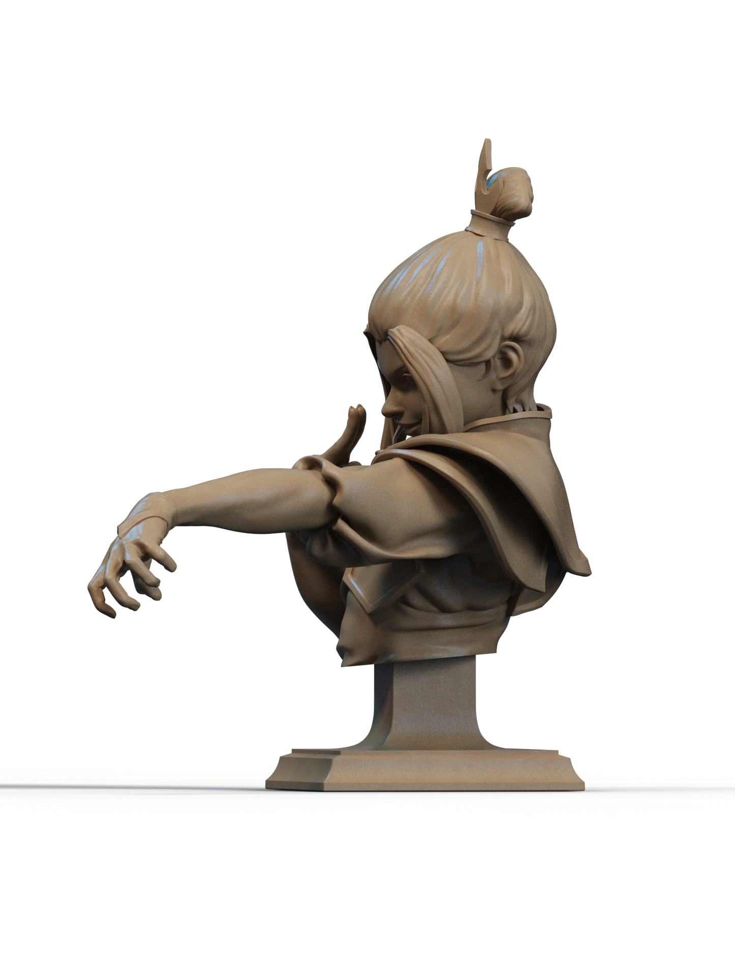 Azula (Avatar: The Last Airbender) Bust 3D Print File: Fire Nation Princess STL - 1:6 & 1:9 Scale Options