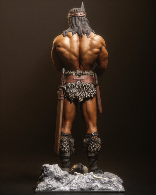 Conan the Barbarian STL File – 1/6 & 1/9 Scale | Arnold Schwarzenegger Inspired | Pre-Supported 3D Printable Model