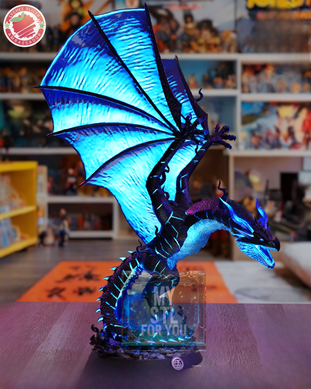 Kaisel (Solo Leveling) | Resin STL Statue | Pre‑Supported STL + LYS | Large Format