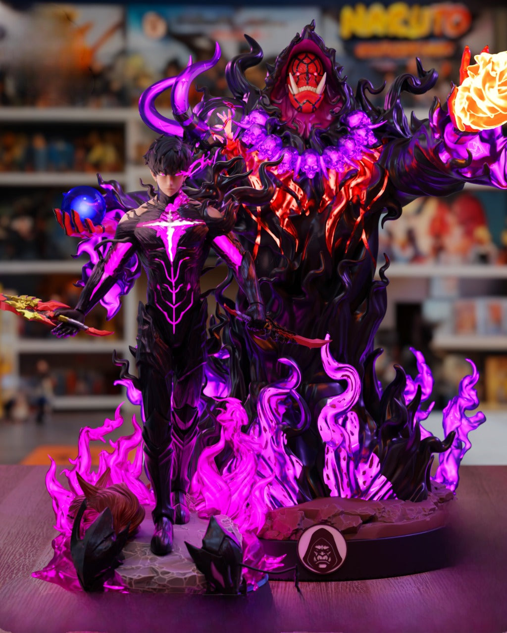 Tusk – Solo Leveling – STL 3D Print Files Full Body + Bust – Pre-Supported