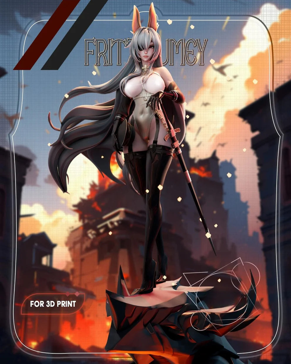 Fritz Rumey - Azur Lane - STL 3D Print Files