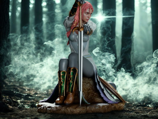 Highly Detailed Hera STL Model for 3D Printing - 1/6 & 1/9 Scale | Mythological Warrior Queen | Pre-Supported for Resin Printing