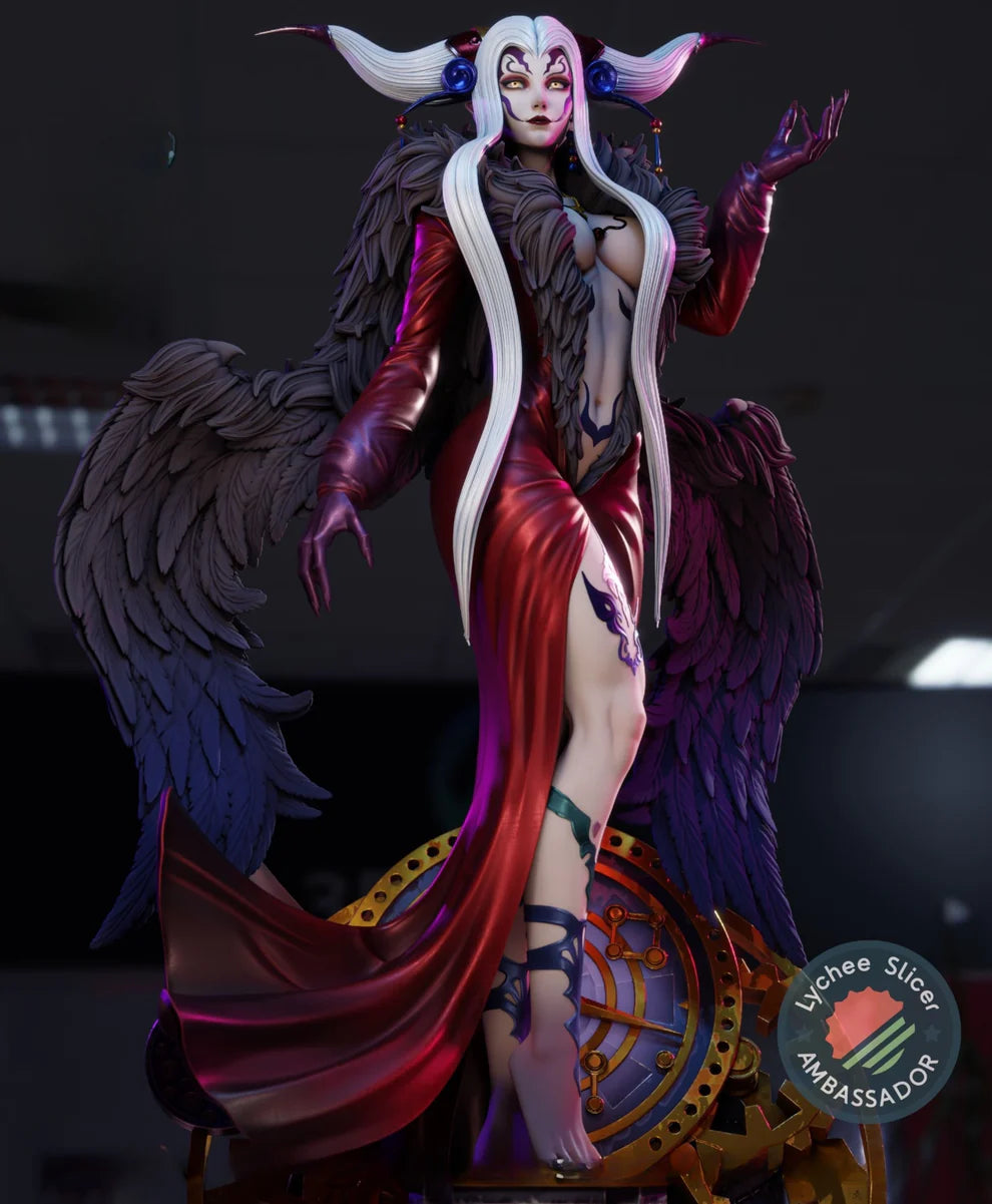 NSFW Ultimecia STL Files - Final Fantasy VIII Villain 3D Printable Model | Pre-Supported, Resin Ready + Alternate Torso
