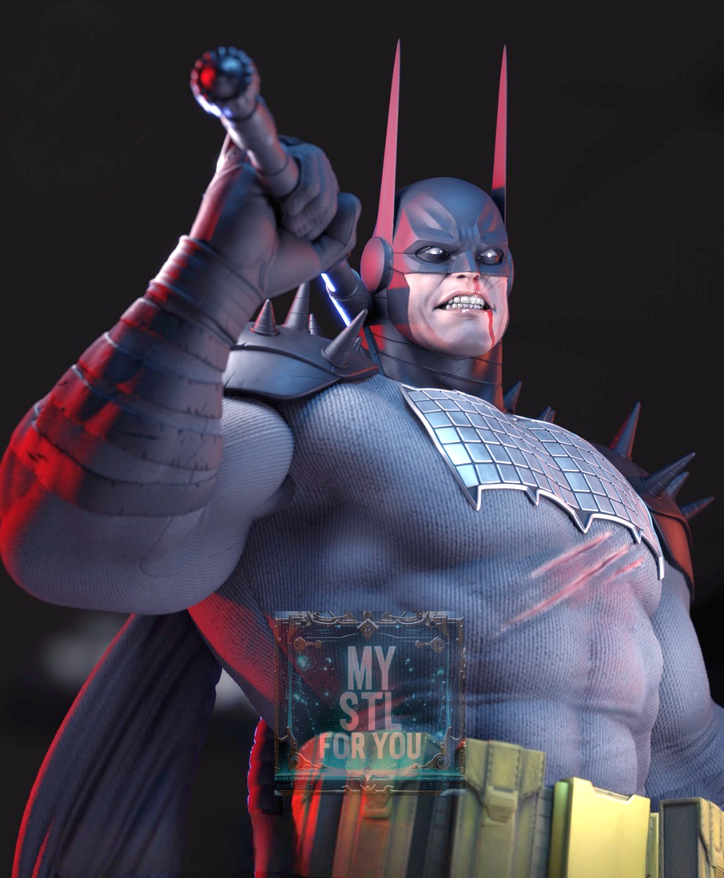Absolute Batman | High-Detail 3D Print STL File | Pre-supported Model