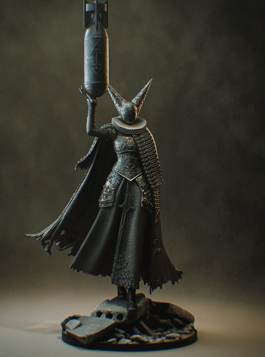 Artillery Witch (Trench Crusade) 3D Print Model - Pre-Supported & Uncut STL/LYS