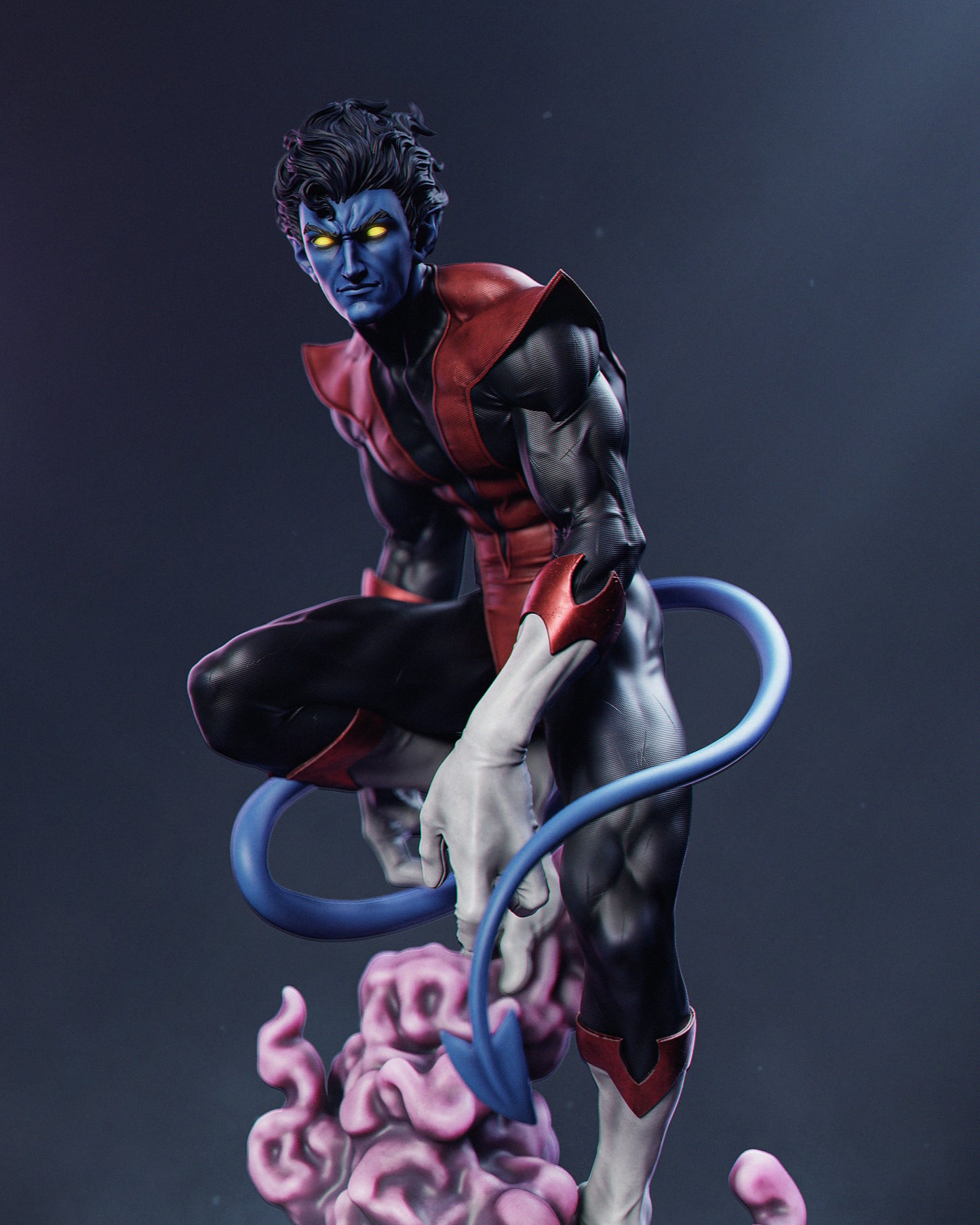 Nightcrawler (X-Men) 3D Print File: Agile Teleporter STL - 1:6, 1:9 Scale Options - Pre-Supported & Uncut - Dynamic Digital Collectible