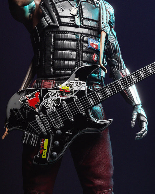 Johnny Silverhand (Cyberpunk 2077) 3D Print Model - Rockerboy Icon STL - Multi-Scale, Pre-Supported & Uncut Files