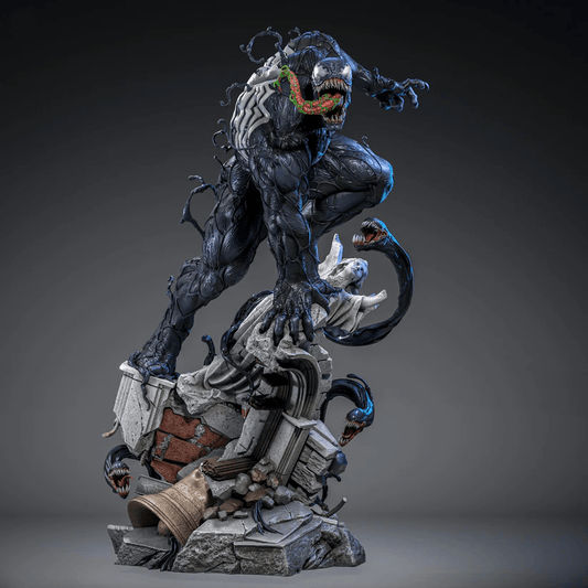 Embrace the Darkness: Venom STL Model from Marvel Comics!