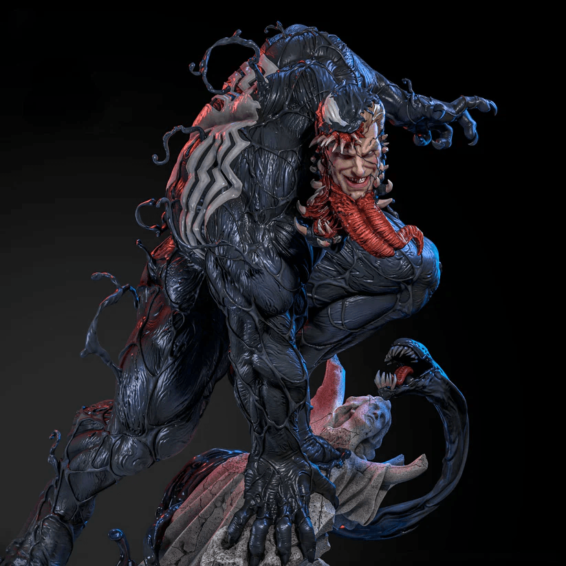 Embrace the Darkness: Venom STL Model from Marvel Comics!